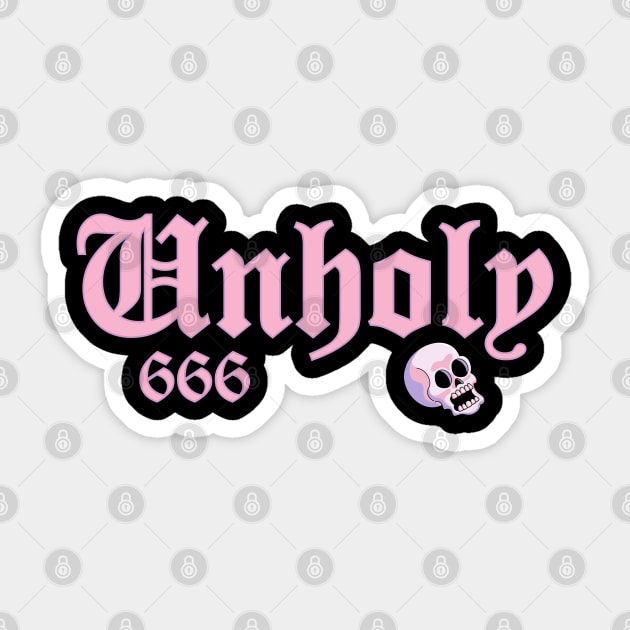 Unholy 666 hoodie cheap